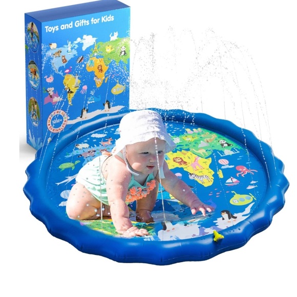 Playtime Splash Pad,‎ Splash Pads for Toddlers 1-3, 59 Inches in Diameter - Picture 1 of 9
